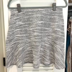 Black and White Loft Skirt